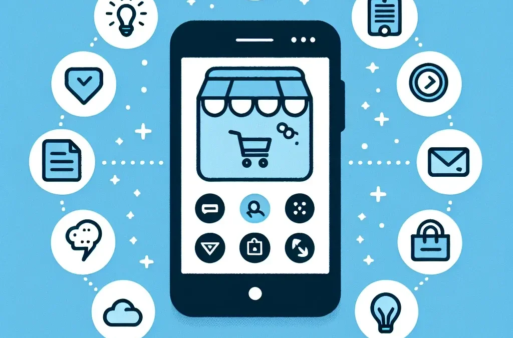"Ilustrasi aplikasi ringan Shopee yang diperkenalkan untuk perangkat dasar, menampilkan antarmuka pengguna yang sederhana dan mudah digunakan, ideal untuk semua kalangan."